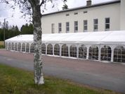 Röder teltta 8 x 45 m Hakalinna Pomarkku